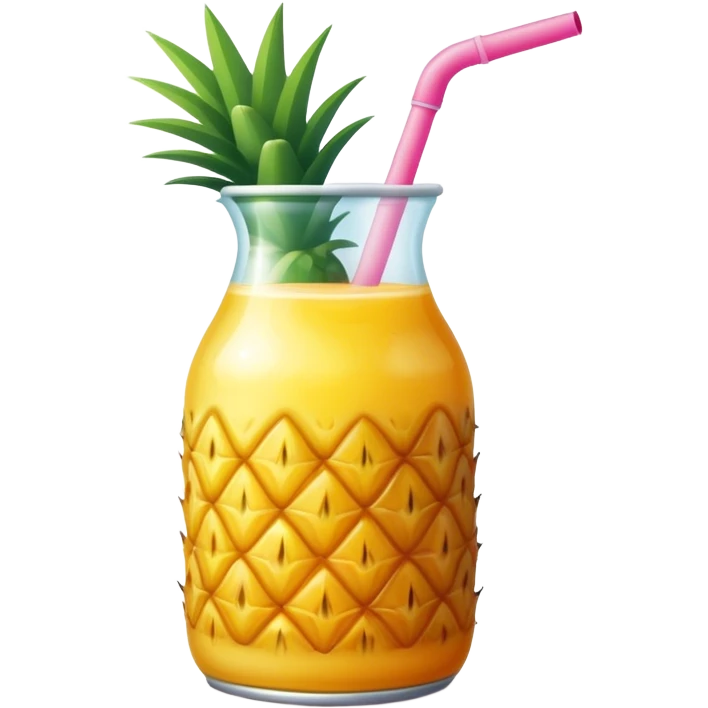 Pineapple juice bottle emoji