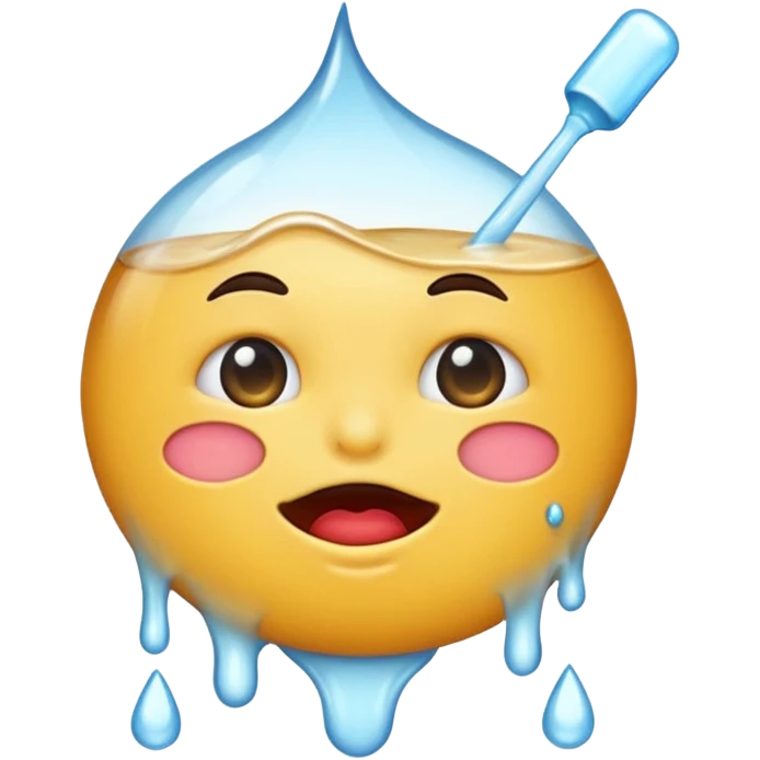 Spitting emoji