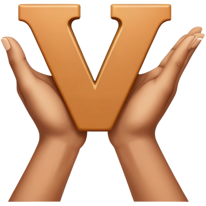 Spelling W with hands emoji emoji