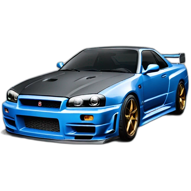 GTR r34 car emoji