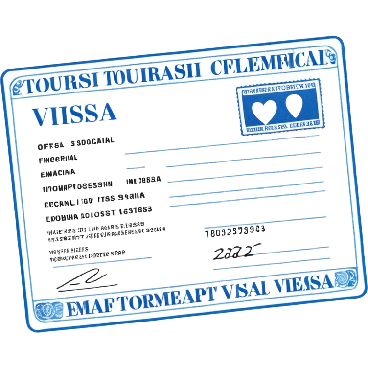visa de turista emoji