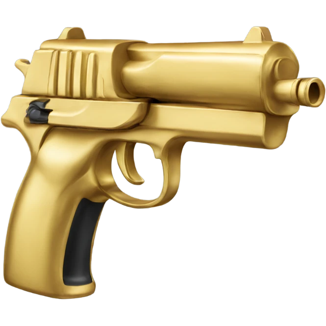 gold gun toy  emoji