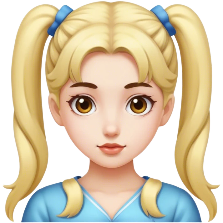 twin tails girl emoji