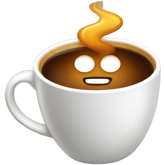 Hot coffee  emoji