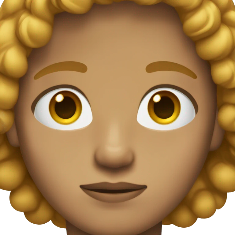 Adolescente castaño pelo corto ojos verdes emoji