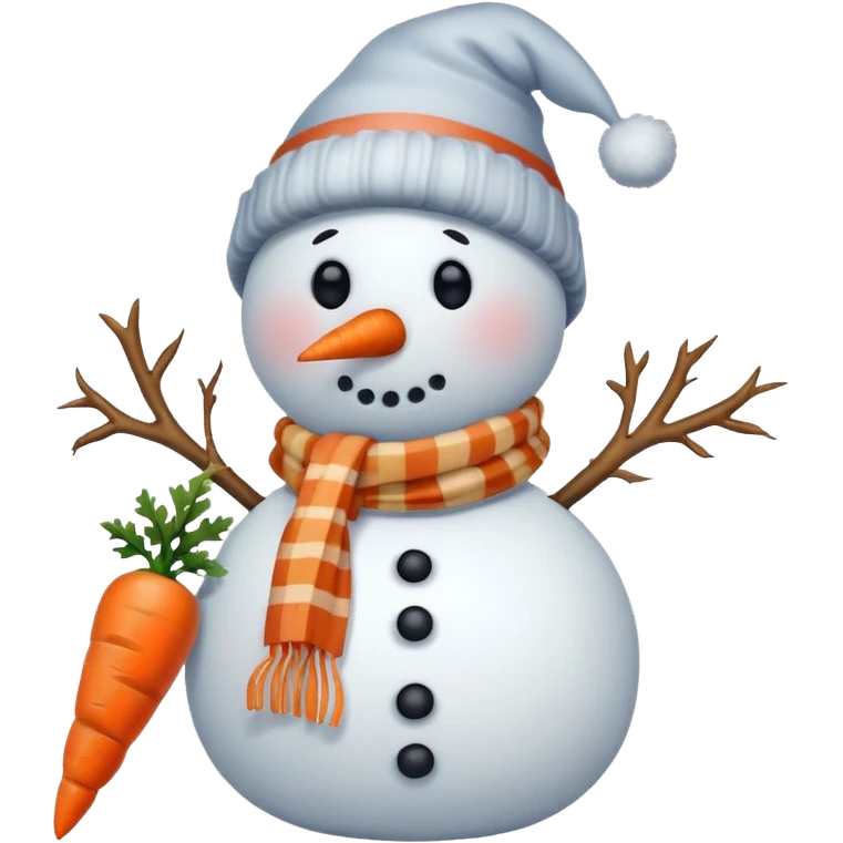 Sad snowman emoji