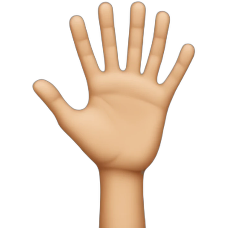 Hand emoji