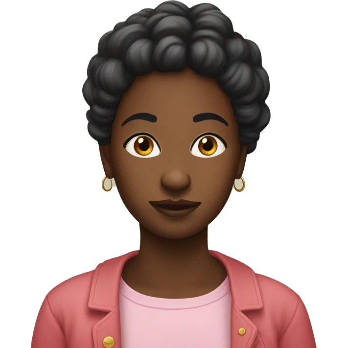 👩🏿‍🦲🙈 emoji
