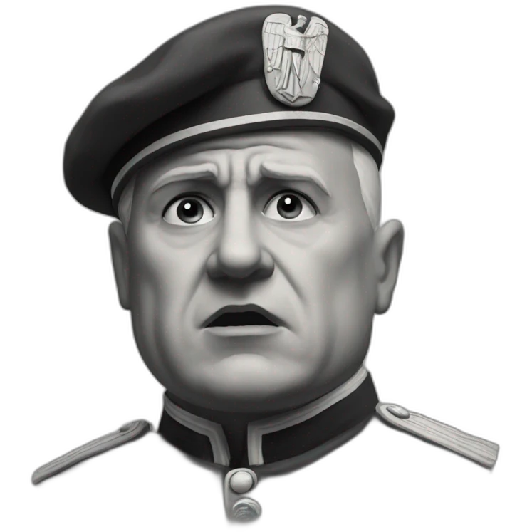 Mussolini emotion emoji