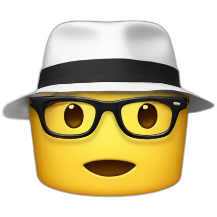 glasses-singaporean-bucket-hat-weird emoji