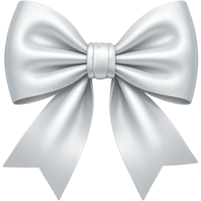 White bow emoji