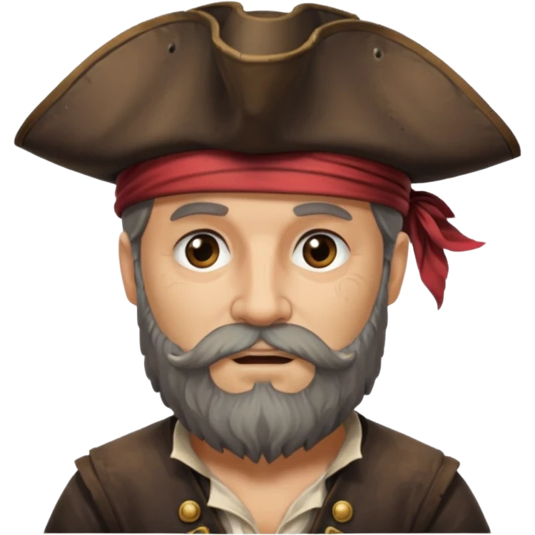 pirate captain bearded emoji