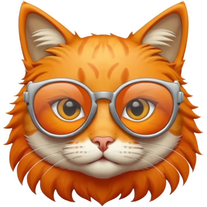Cat wearing cooling glass 😎😺 emoji