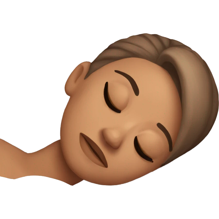 Ariana Grande sleeping emoji