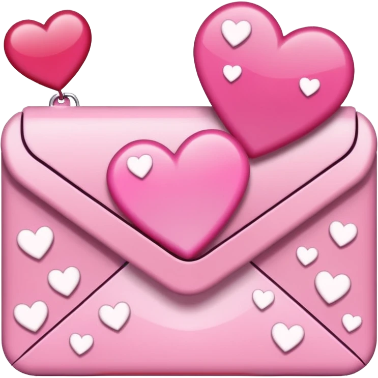 mix light pink dark pink and white girly voicemail emoji