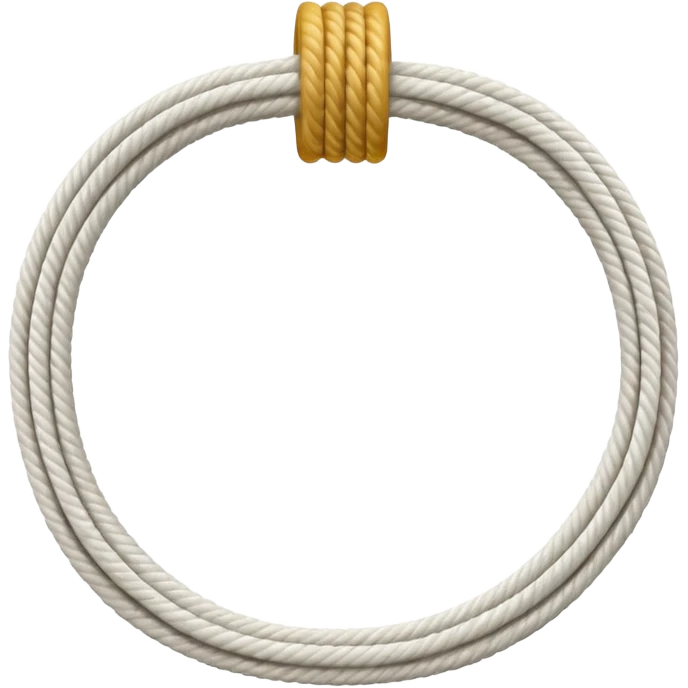 straight white rope emoji