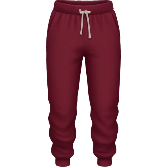 Burgundy sweatpants emoji
