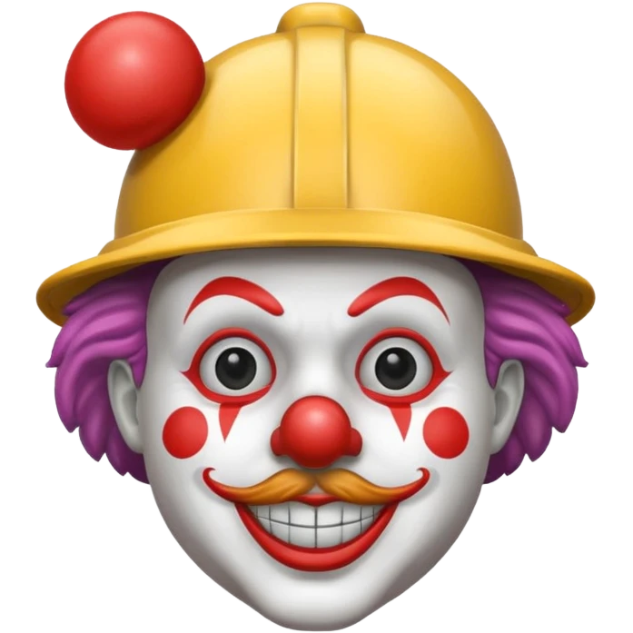 clown with helmet emoji