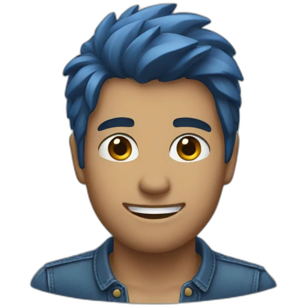 Jean bleu emoji