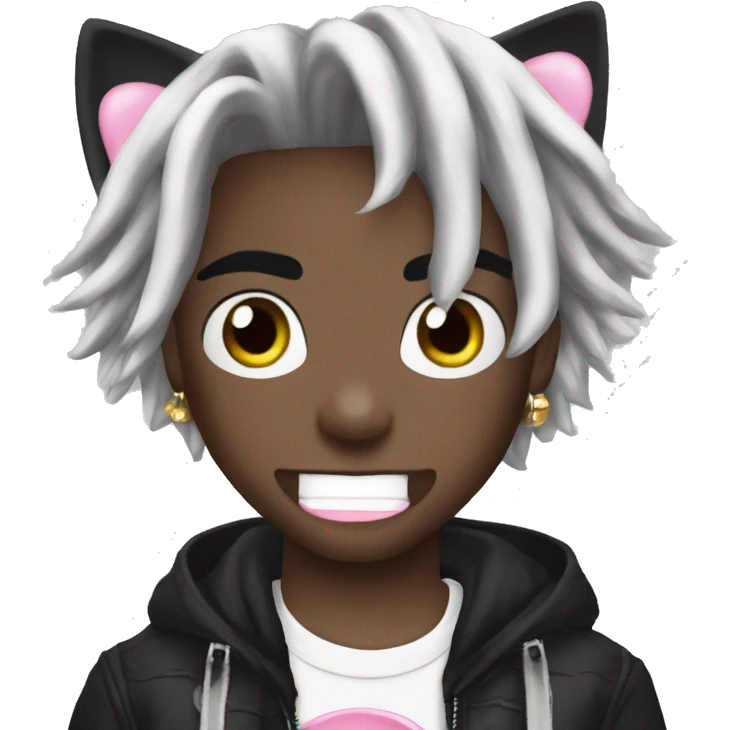 playboi carti avec un filtre hello kitty emoji