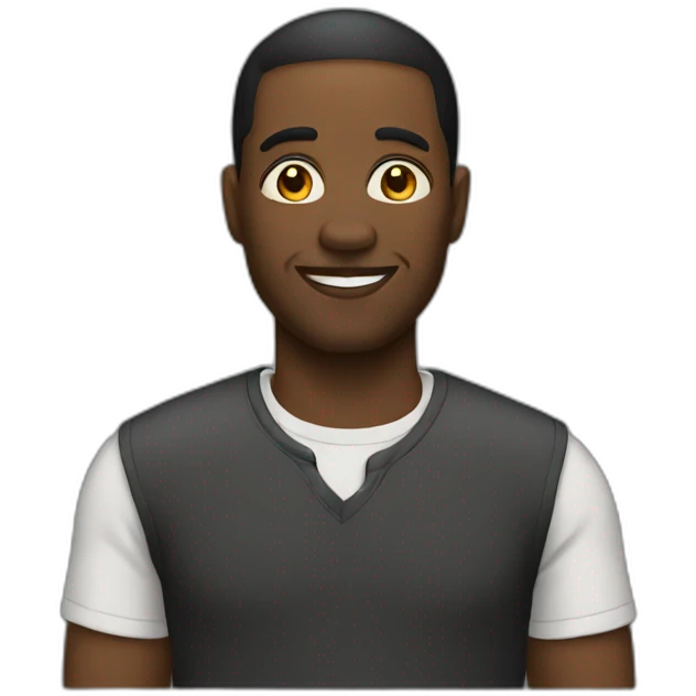 Black man emoji