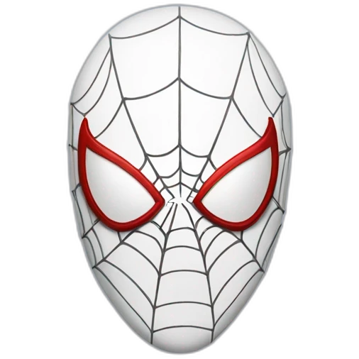 Spider-Man face White use phone emoji