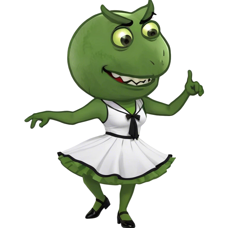 Evil female dance school teacher emoji