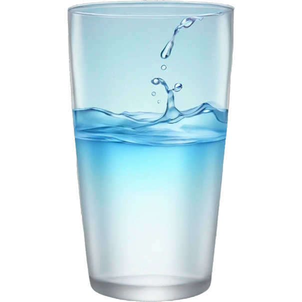 glass of water emoji