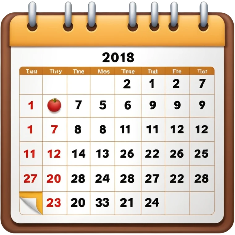 calendario emoji