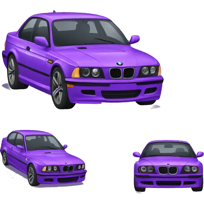 Purple bmw emoji