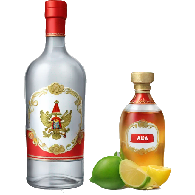Russian vodka emoji