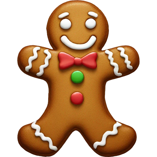 gingerbread cookie emoji