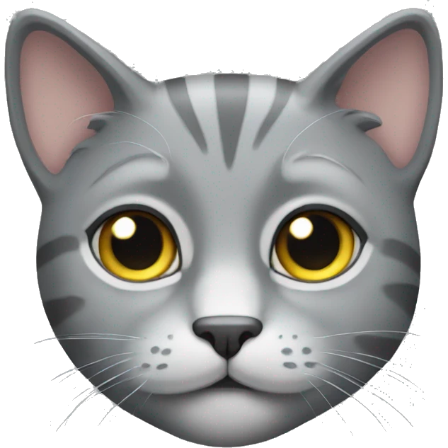 gray cat emoji