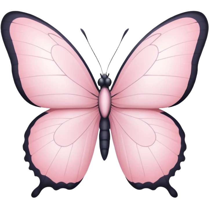 Pastel pink oracle card with a white butterfly emoji