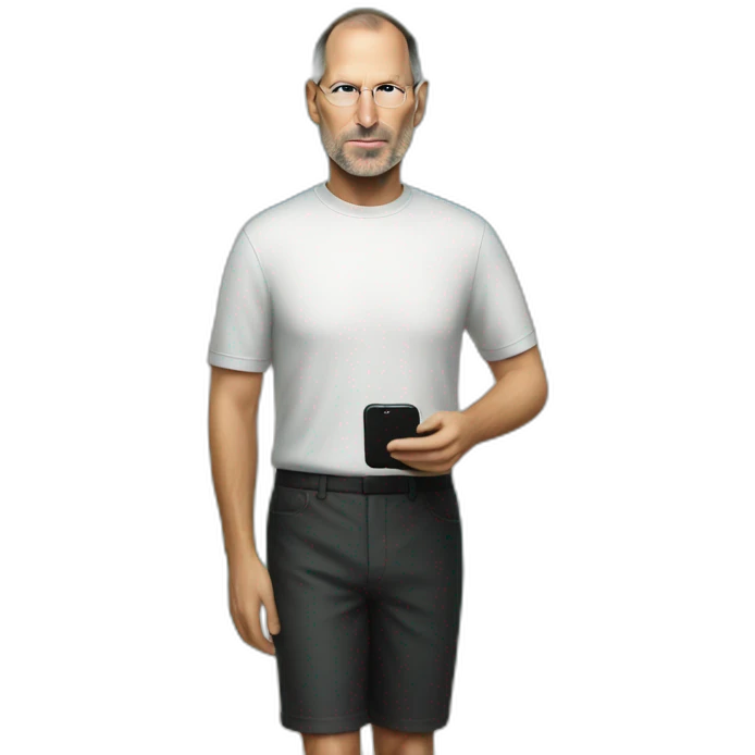 Steve jobs at the beach emoji