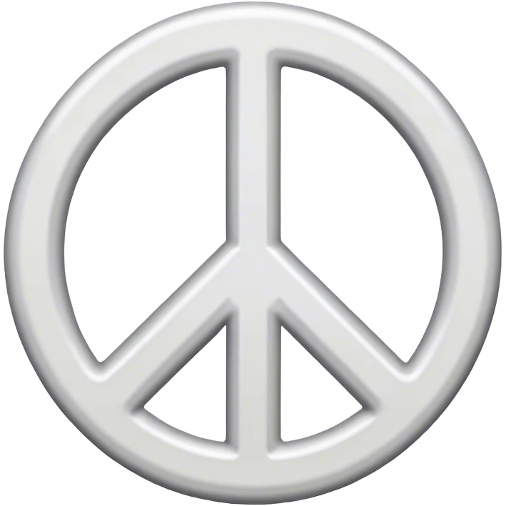 peace sign emoji