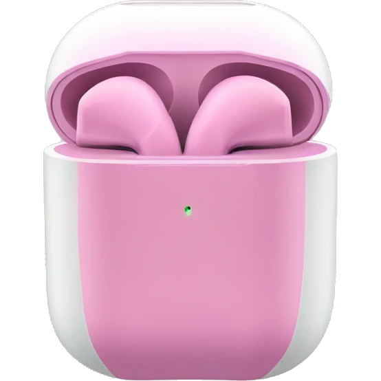 Pink airpod emoji