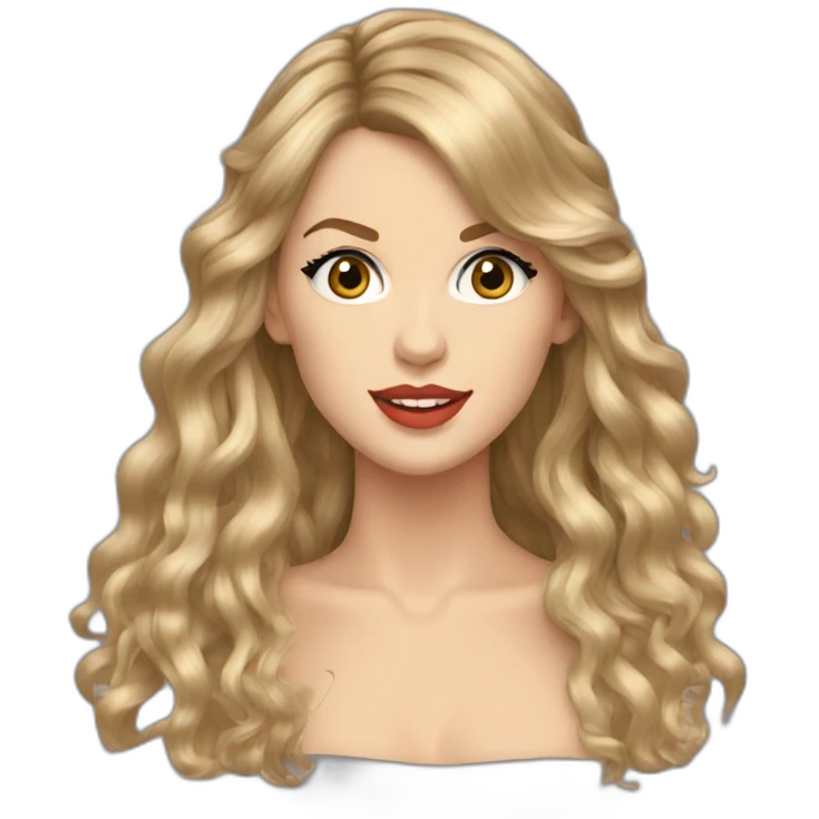 taylor swift long hair emoji