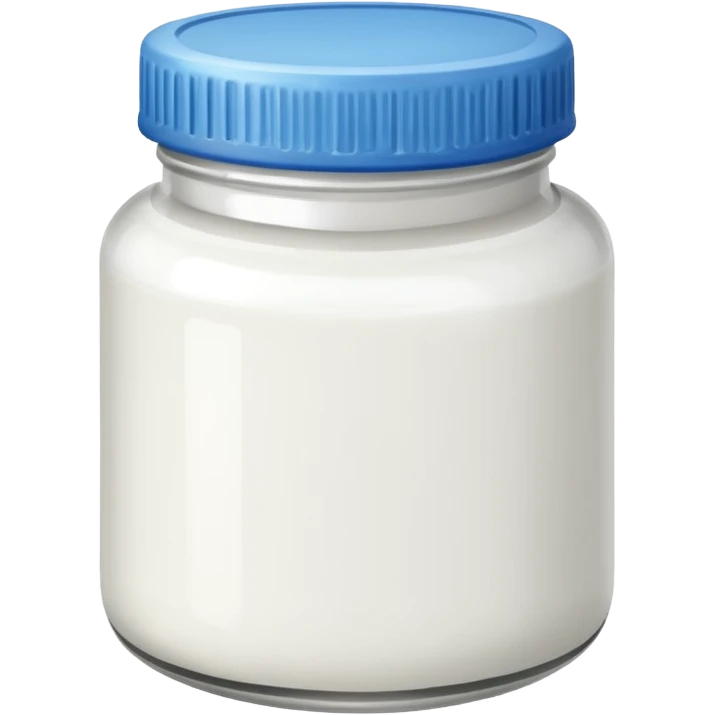 Jar of white paint emoji