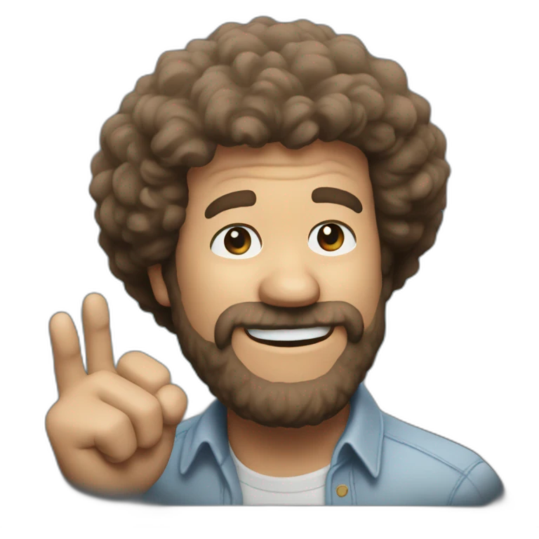 Bob ross emoji