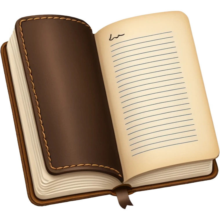 Director Script – bound pages with notes emoji