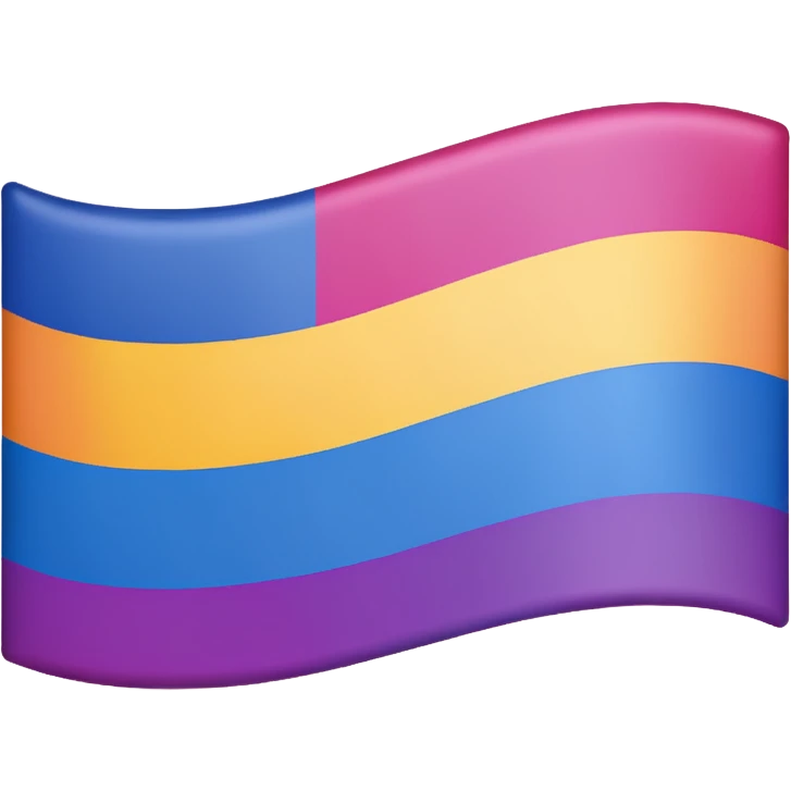 bandera bisexual emoji