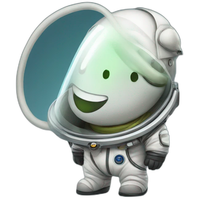 worm in a spacesuit emoji