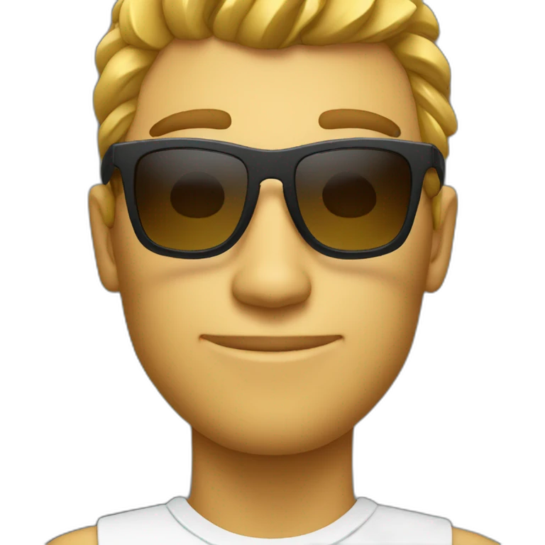 chad face with sunglass emoji