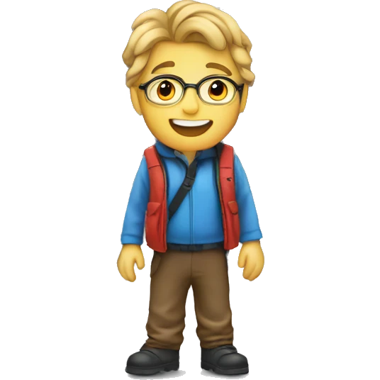 a person infront of the matterhorn mountain emoji