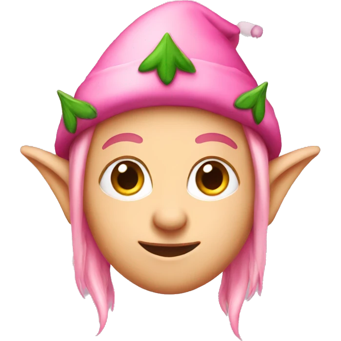 Pink elf  emoji
