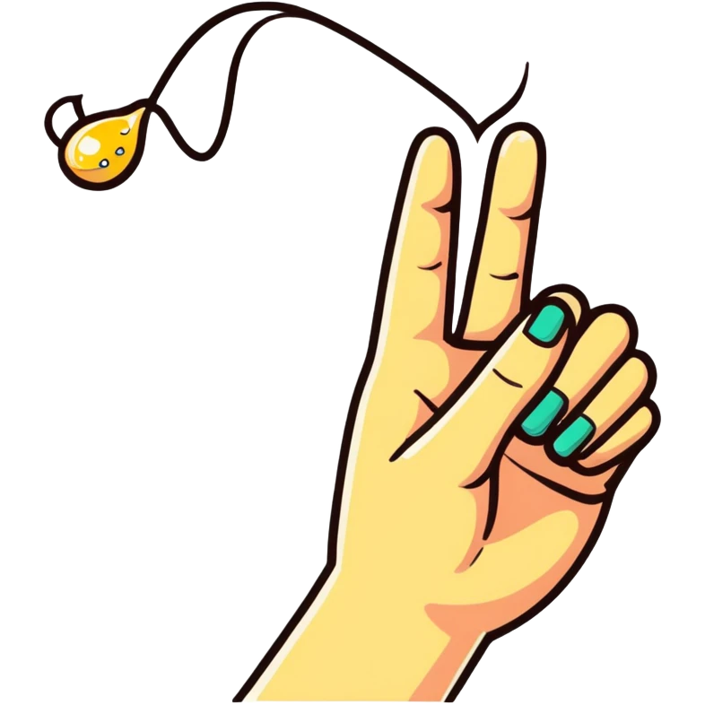 hand making delicious gesture with sparkles emoji