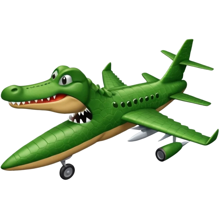 Bombordilo crocodillo with a plane body lead emoji