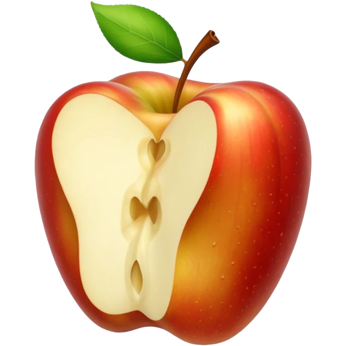 Create an Apple core emoji