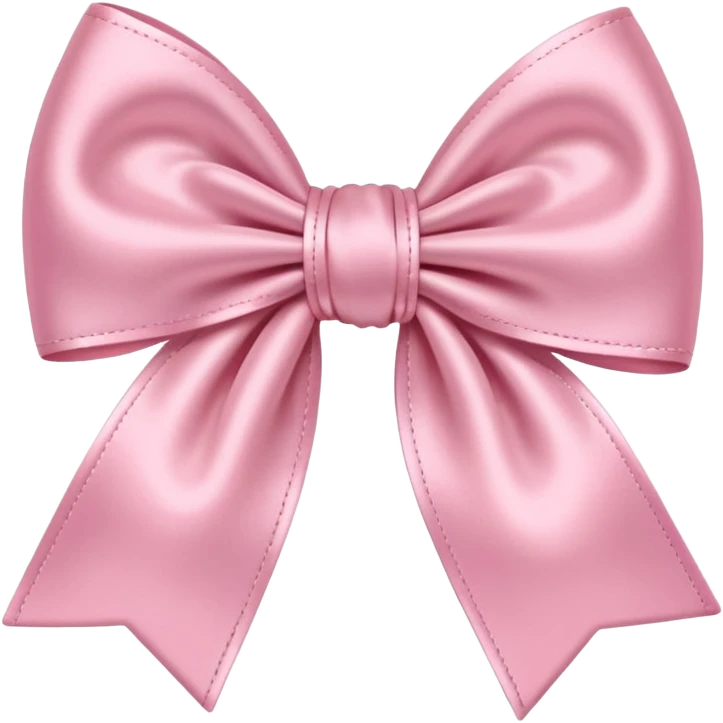 Baby pink bow emoji